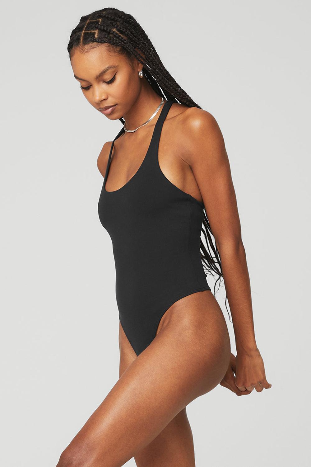 Body Alo Yoga Sleek Back Mujer Negras | España  VIHJ-56804
