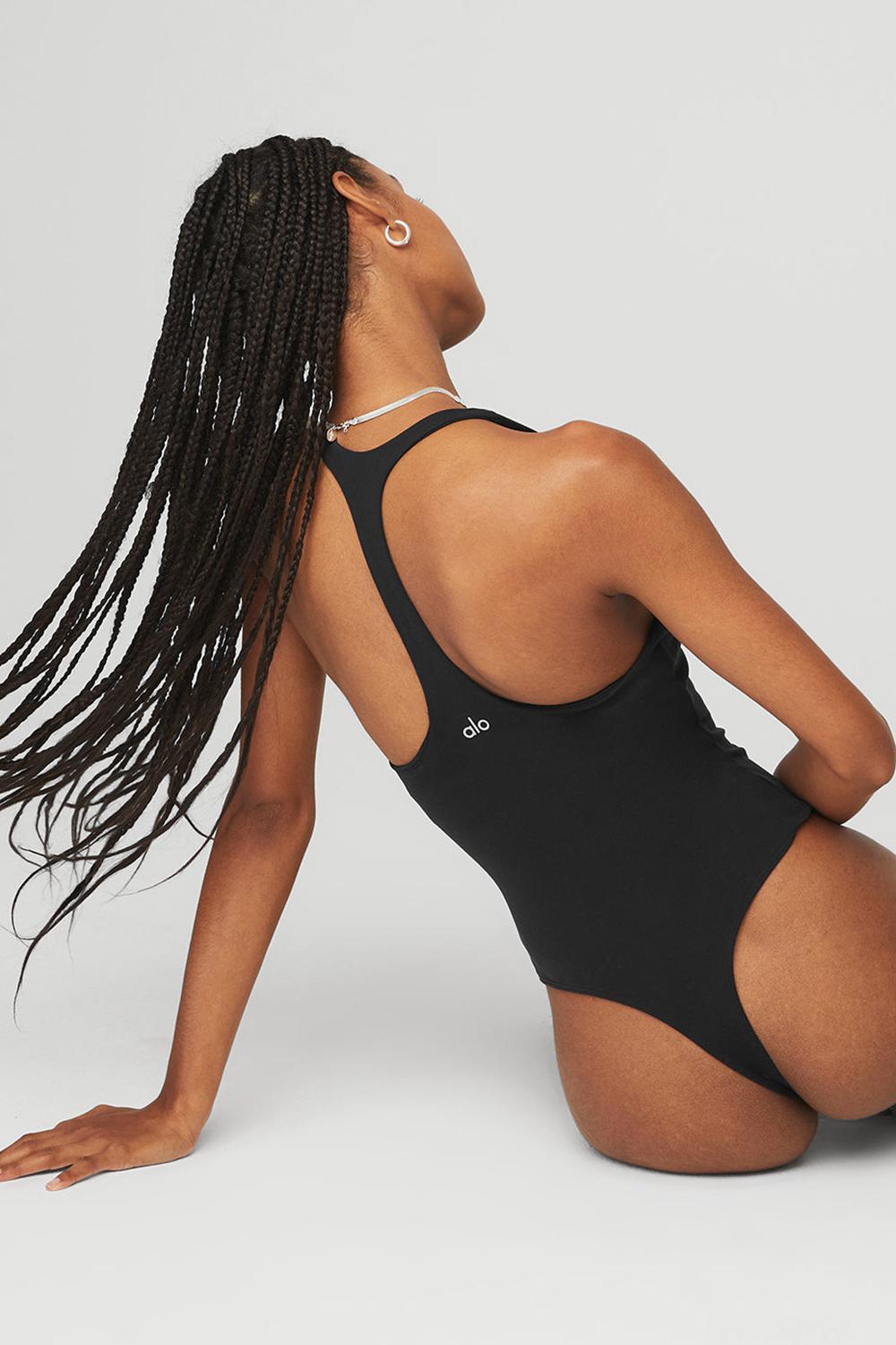 Body Alo Yoga Sleek Back Mujer Negras | España  VIHJ-56804