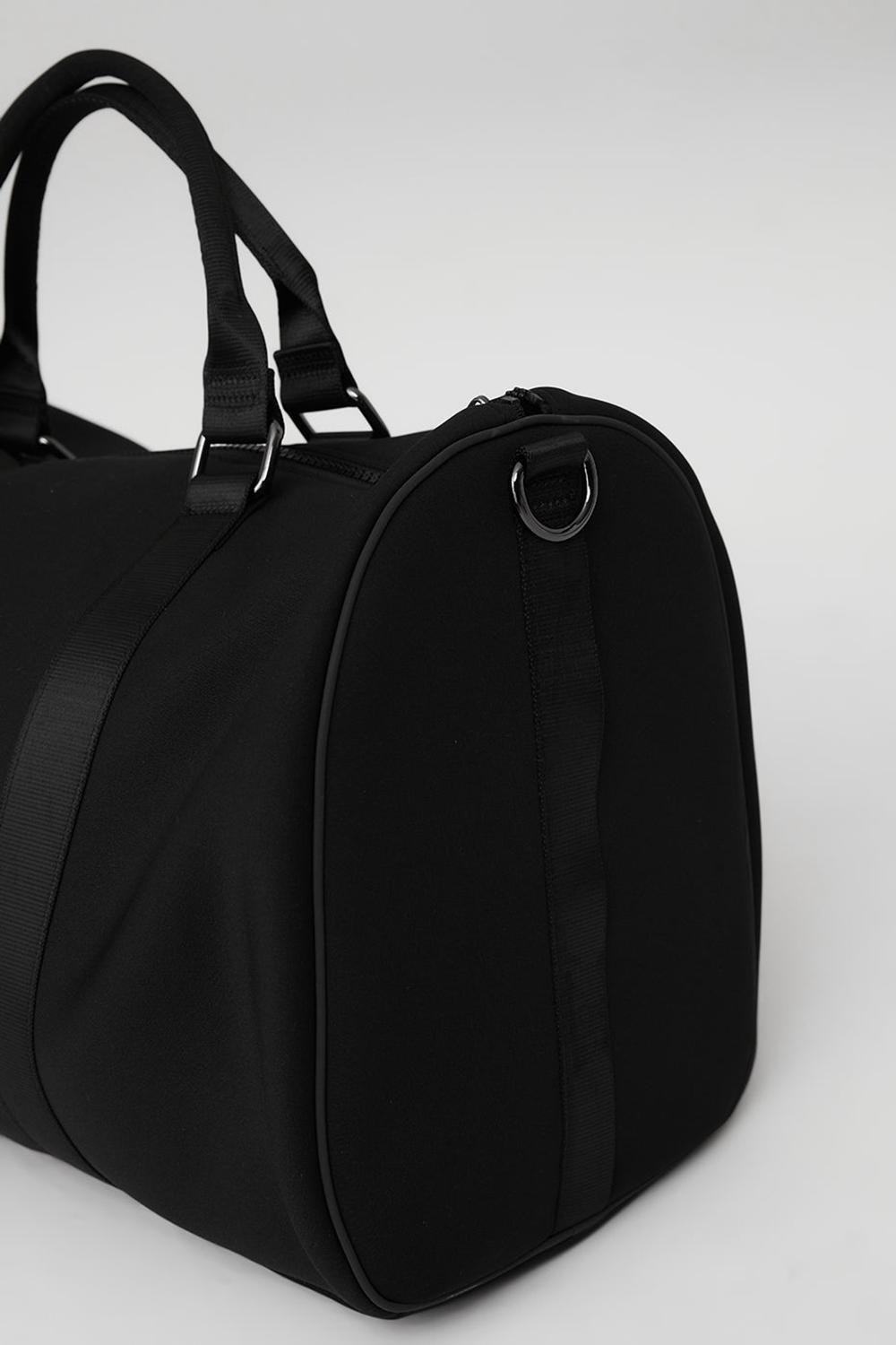 Bolsa Duffle Alo Yoga Traverse Mujer Negras Plateadas | España  TJSN-62915