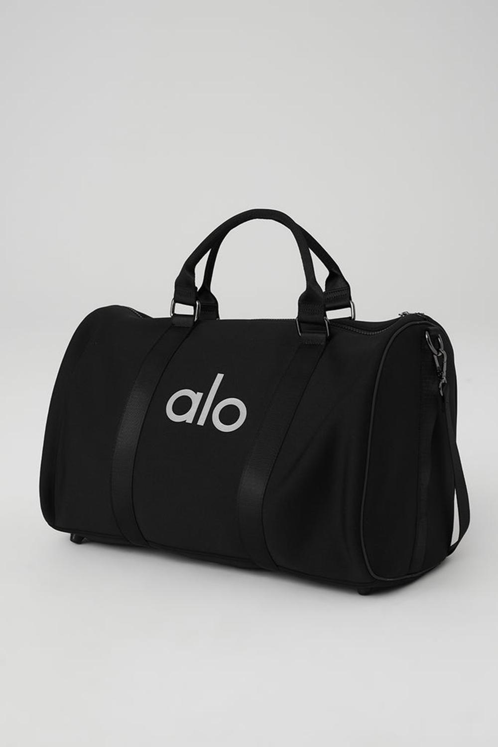 Bolsa Duffle Alo Yoga Traverse Mujer Negras Plateadas | España  TJSN-62915