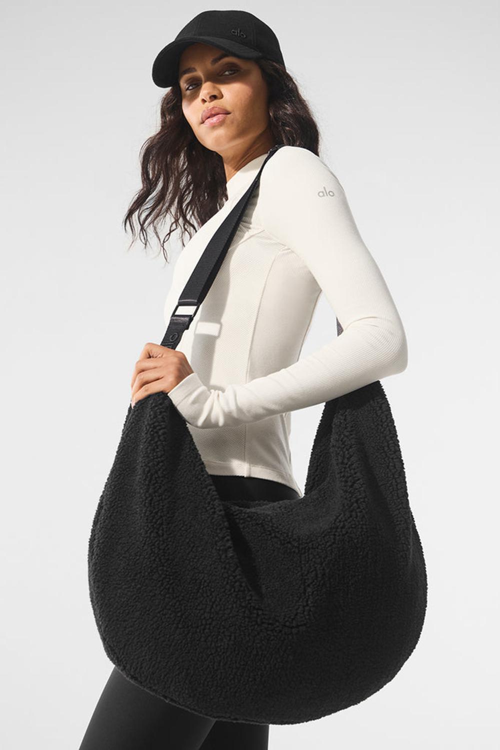 Bolso Bandolera Alo Yoga Sherpa Om The Go Mujer Negras | España  PETB-60574