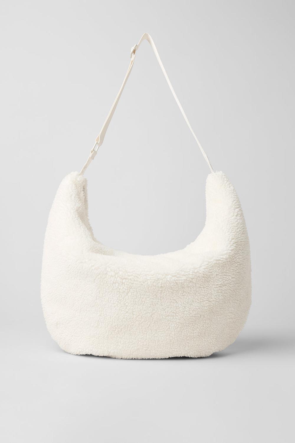 Bolso Bandolera Alo Yoga Sherpa Om The Go Mujer Ivory | España  YZPK-82935