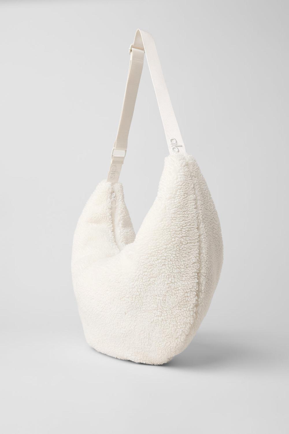 Bolso Bandolera Alo Yoga Sherpa Om The Go Mujer Ivory | España  YZPK-82935
