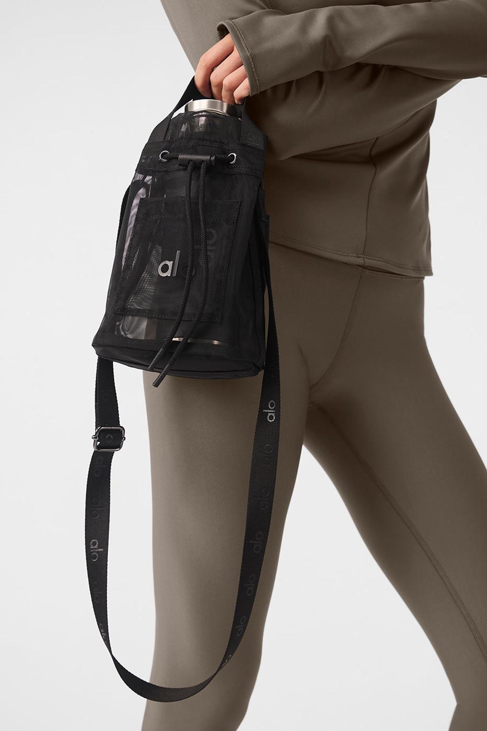Bolso Saco Alo Yoga Sheer Cross Body Mujer Negras | España  PNDU-01742