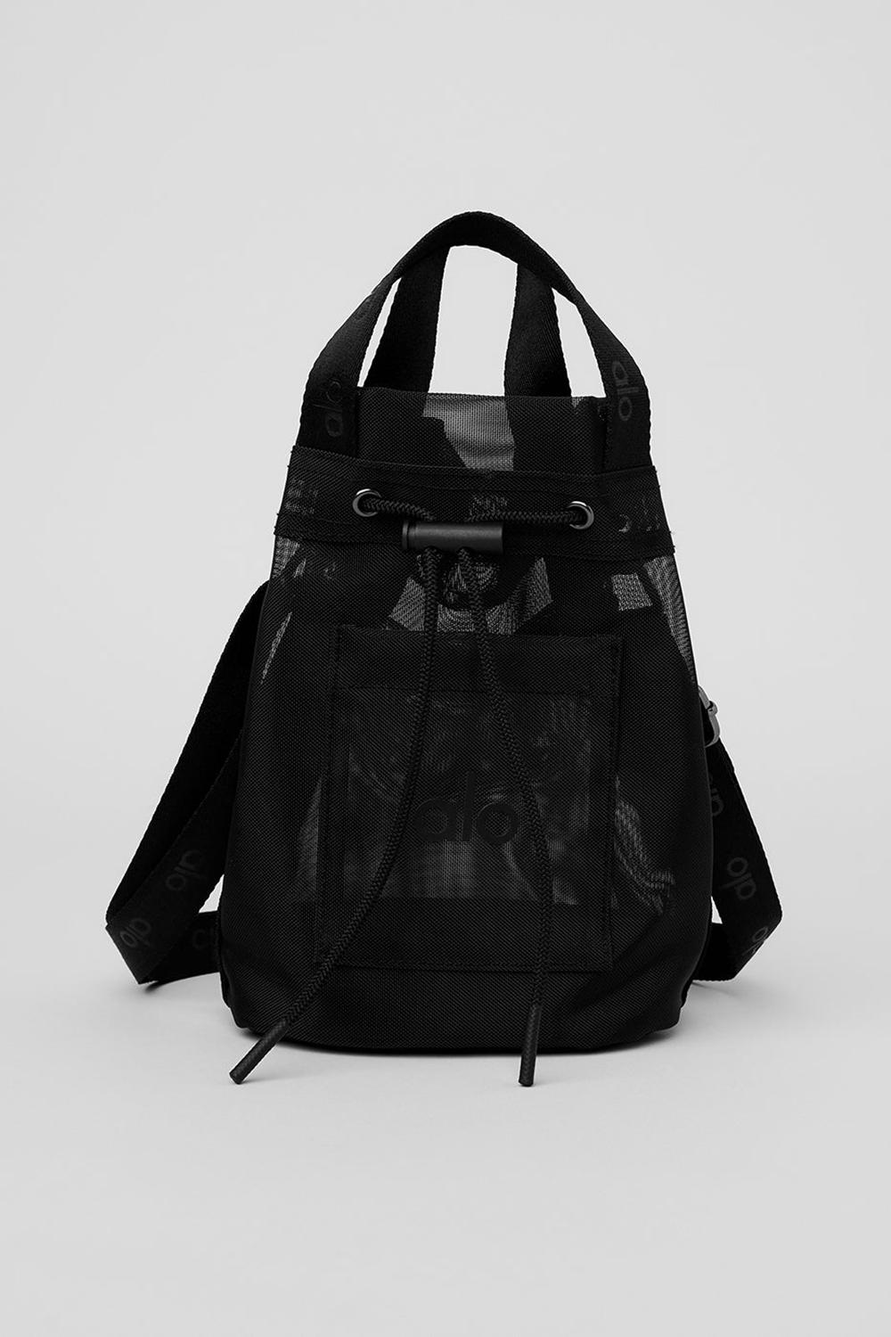 Bolso Saco Alo Yoga Sheer Cross Body Mujer Negras | España  PNDU-01742