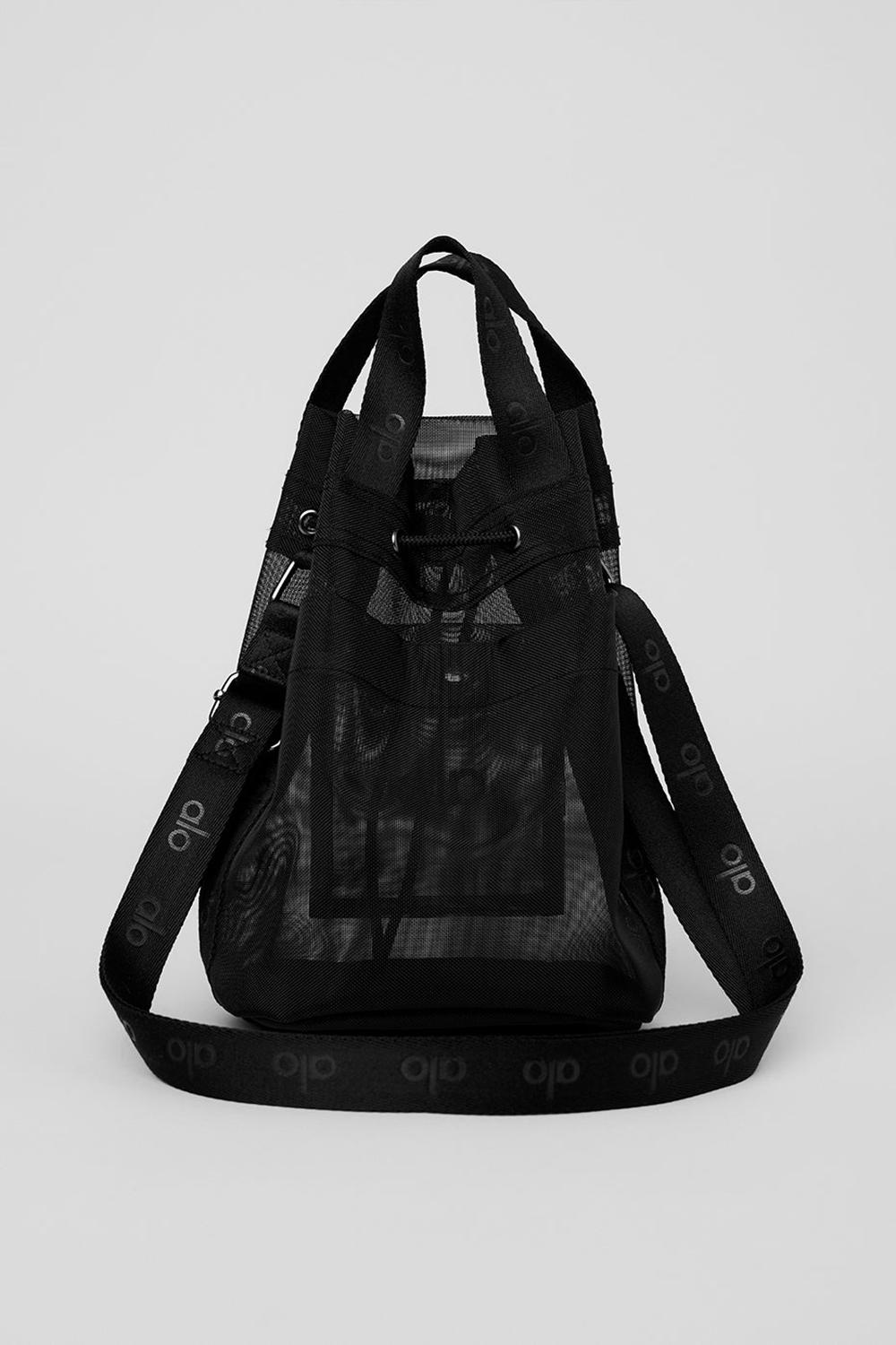 Bolso Saco Alo Yoga Sheer Cross Body Mujer Negras | España  PNDU-01742