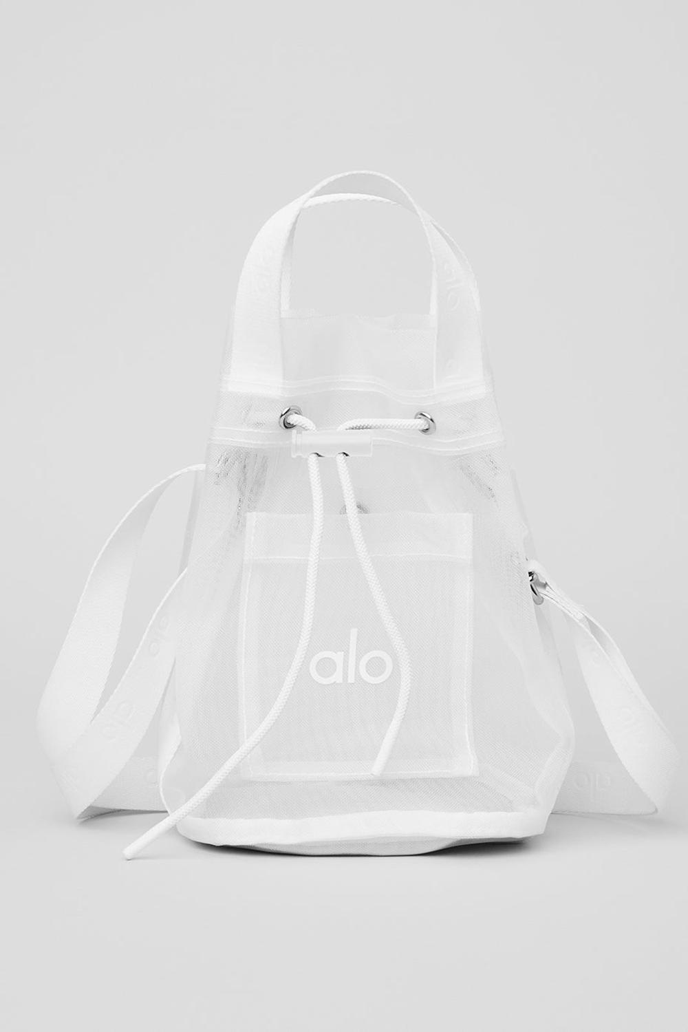 Bolso Saco Alo Yoga Sheer Cross Body Mujer Blancas | España  XFUJ-21405