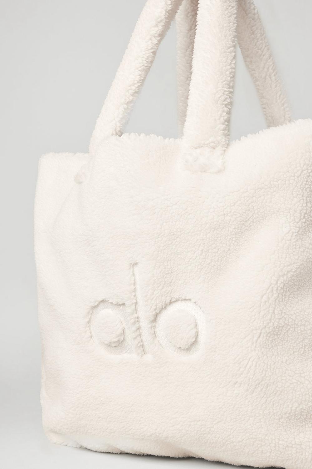 Bolso Tote Alo Yoga Foxy Sherpa Mujer Ivory | España  ZYPB-31486