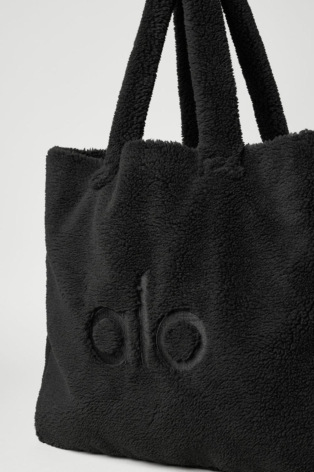 Bolso Tote Alo Yoga Foxy Sherpa Mujer Negras | España  KVWA-38247