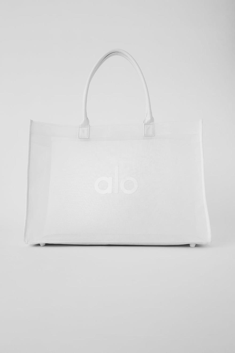 Bolso Tote Alo Yoga Sheer Hombre Blancas | España  AFHD-84569