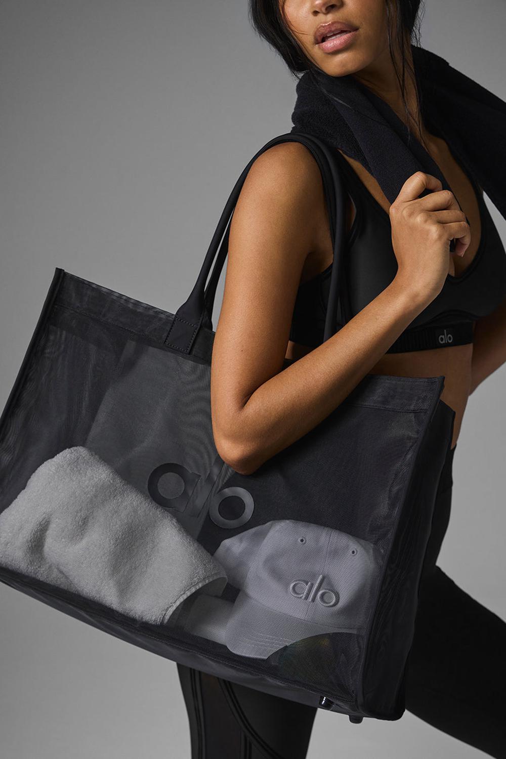 Bolso Tote Alo Yoga Sheer Hombre Negras | España  YTUG-06791