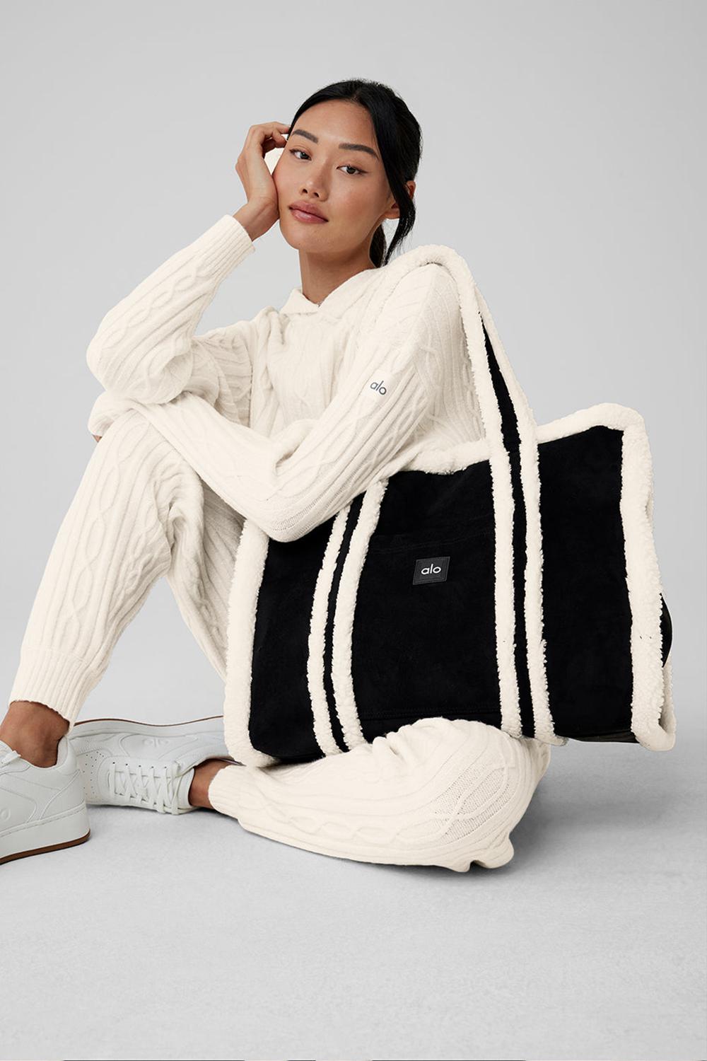 Bolso Tote Alo Yoga Winterfun Mujer Negras | España  TSZQ-38029