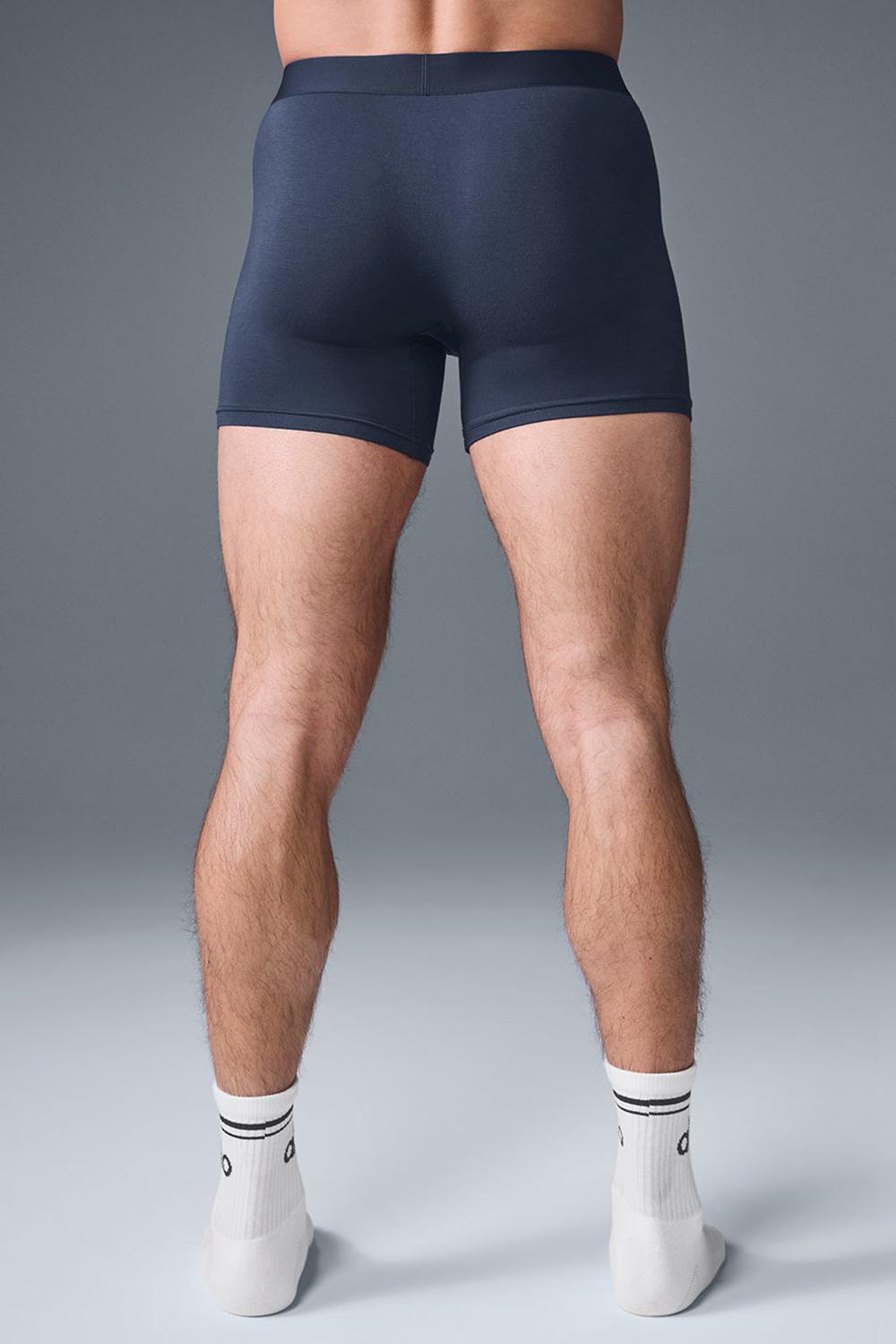 Boxer Alo Yoga Day and Night Hombre Azul Marino | España  AOYW-98246