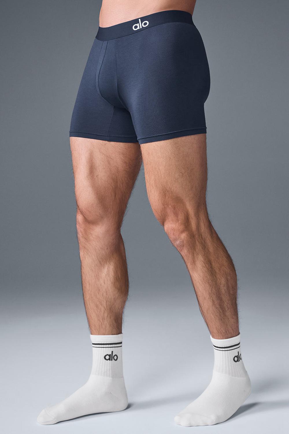 Boxer Alo Yoga Day and Night Hombre Azul Marino | España  AOYW-98246