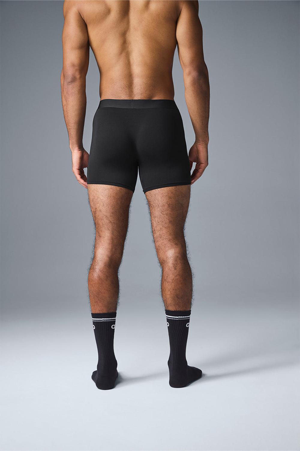 Boxer Alo Yoga Day and Night Hombre Negras | España  MLDE-30796