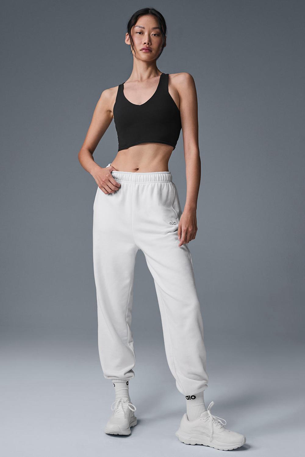 Bra Tank Alo Yoga Airbrush Real Mujer Negras | España  JGLA-83120