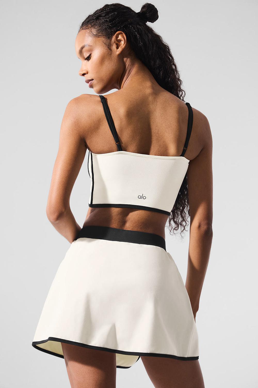 Bra Tank Alo Yoga Airbrush Streamlined Mujer Negras | España  MZAW-04739