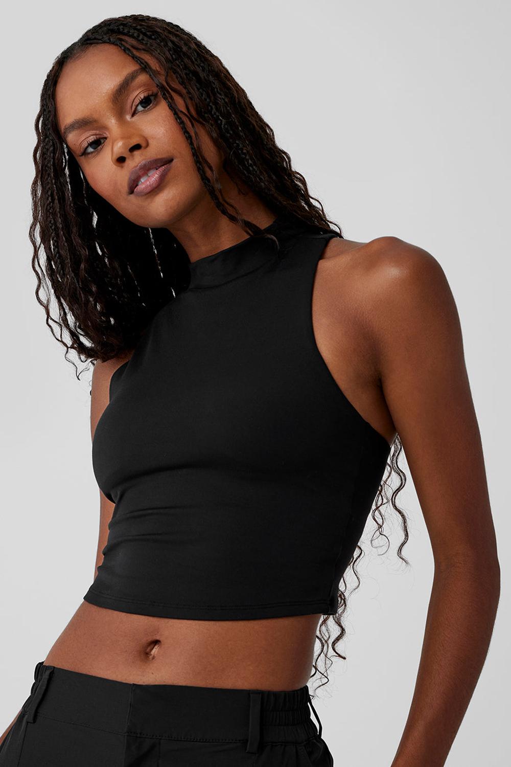 Bra Tank Alo Yoga Alosoft Top That Mujer Negras | España  AOFI-53680
