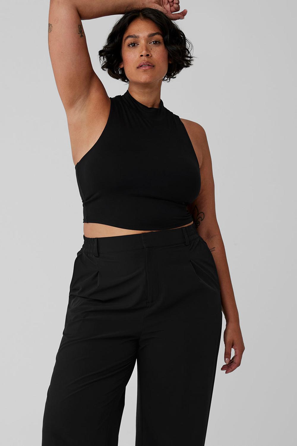 Bra Tank Alo Yoga Alosoft Top That Mujer Negras | España  AOFI-53680