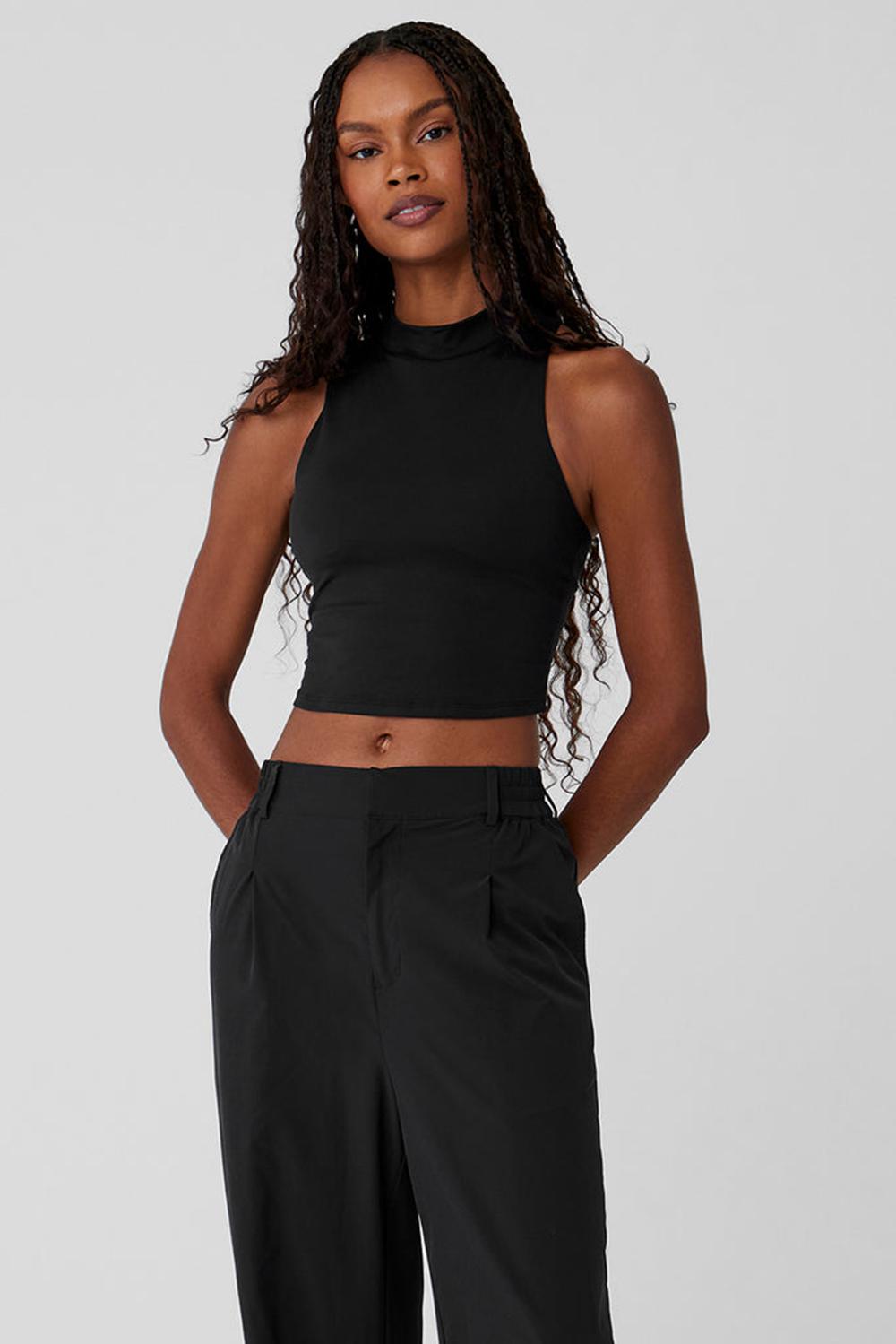 Bra Tank Alo Yoga Alosoft Top That Mujer Negras | España  AOFI-53680