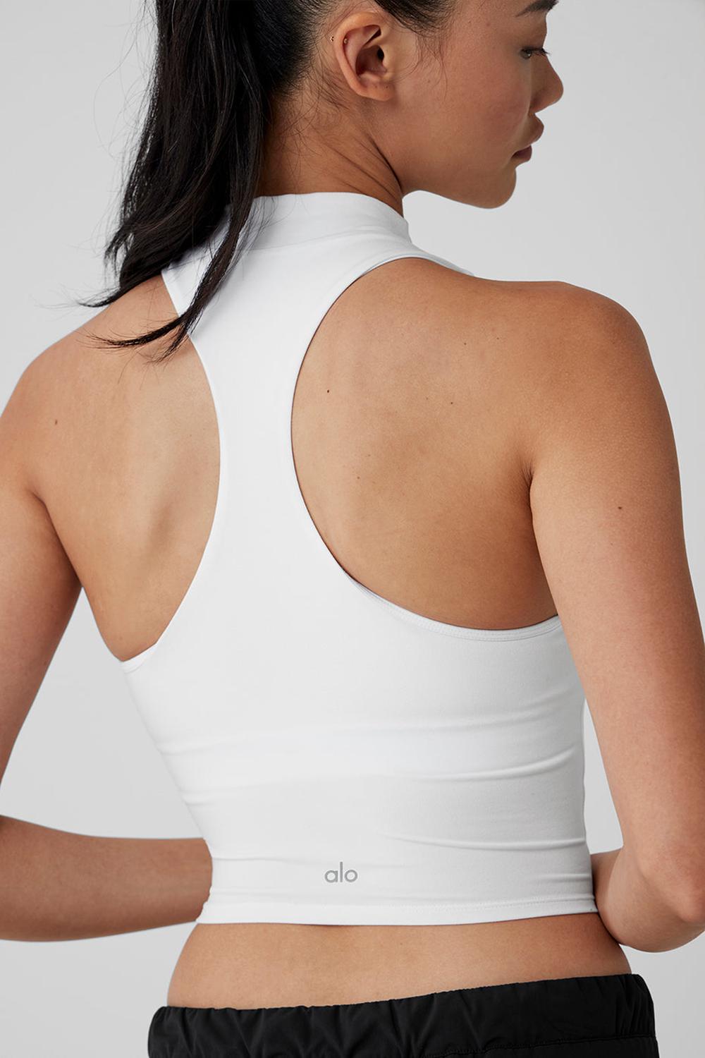 Bra Tank Alo Yoga Alosoft Top That Mujer Blancas | España  GLRQ-71650