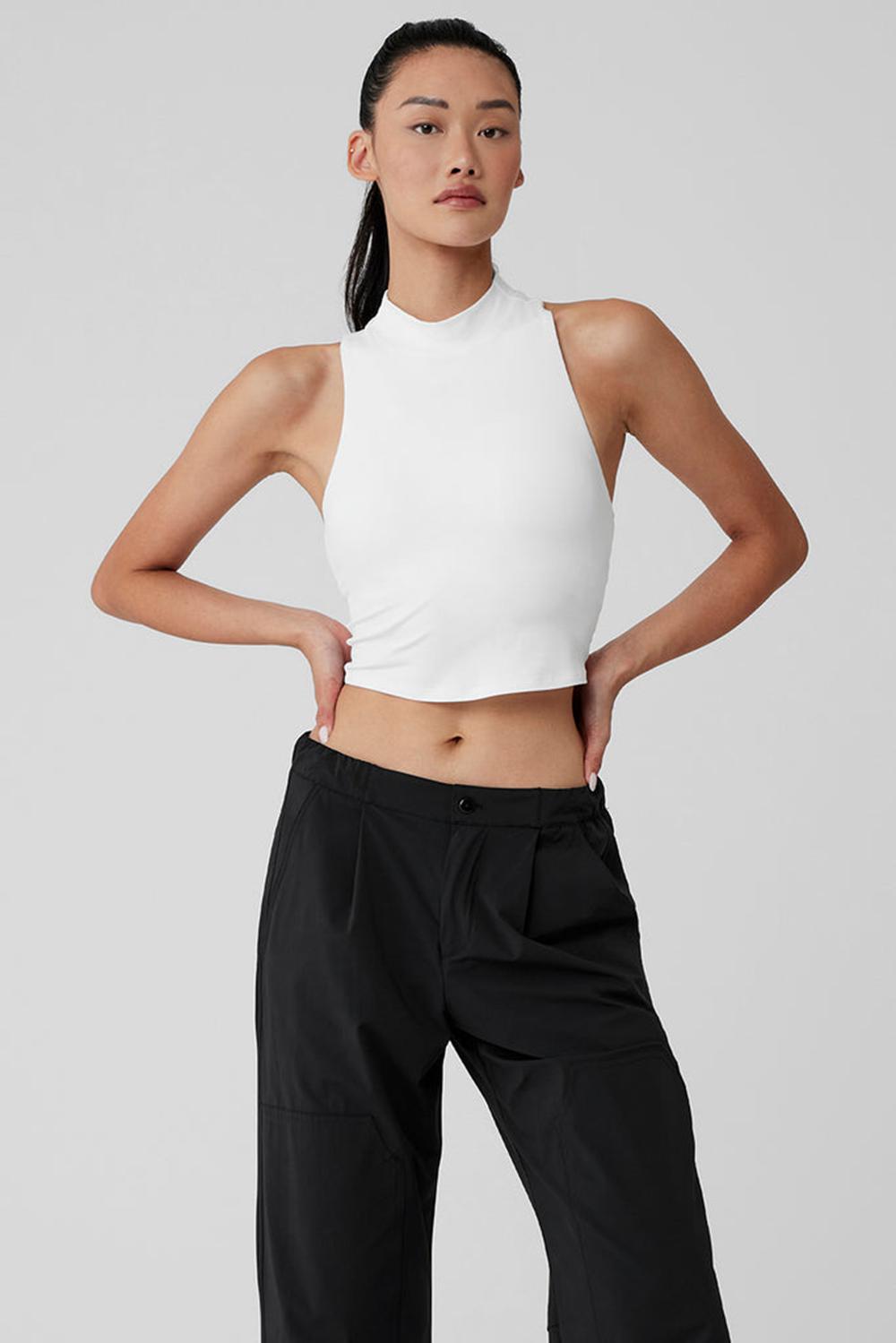 Bra Tank Alo Yoga Alosoft Top That Mujer Blancas | España  GLRQ-71650