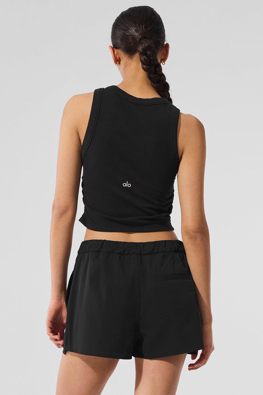 Bra Tank Alo Yoga Sway Mujer Negras | España  NXUR-86470