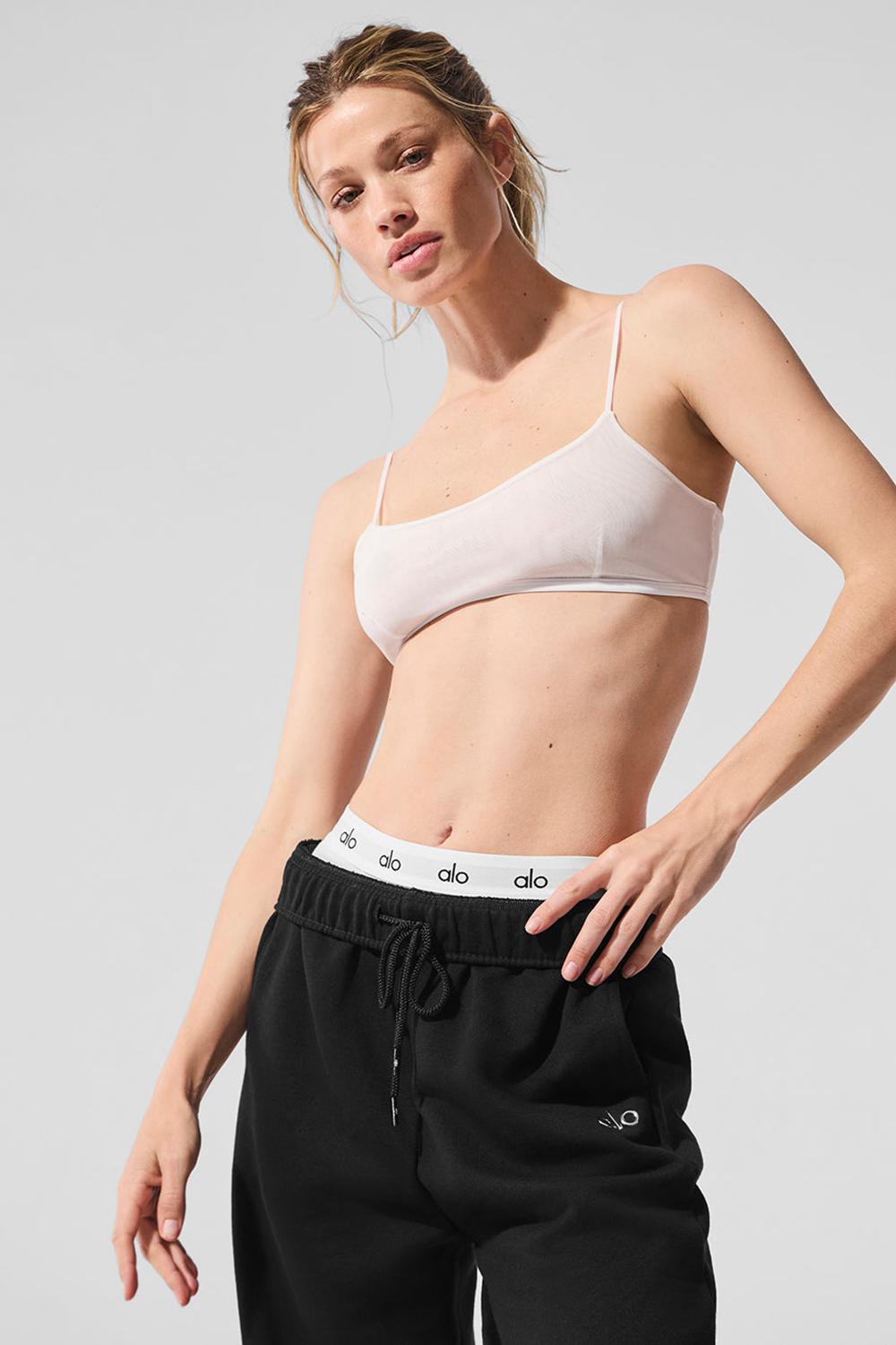 Bralettes Alo Yoga Airmesh Venuslette Mujer Blancas | España  FTEV-67138