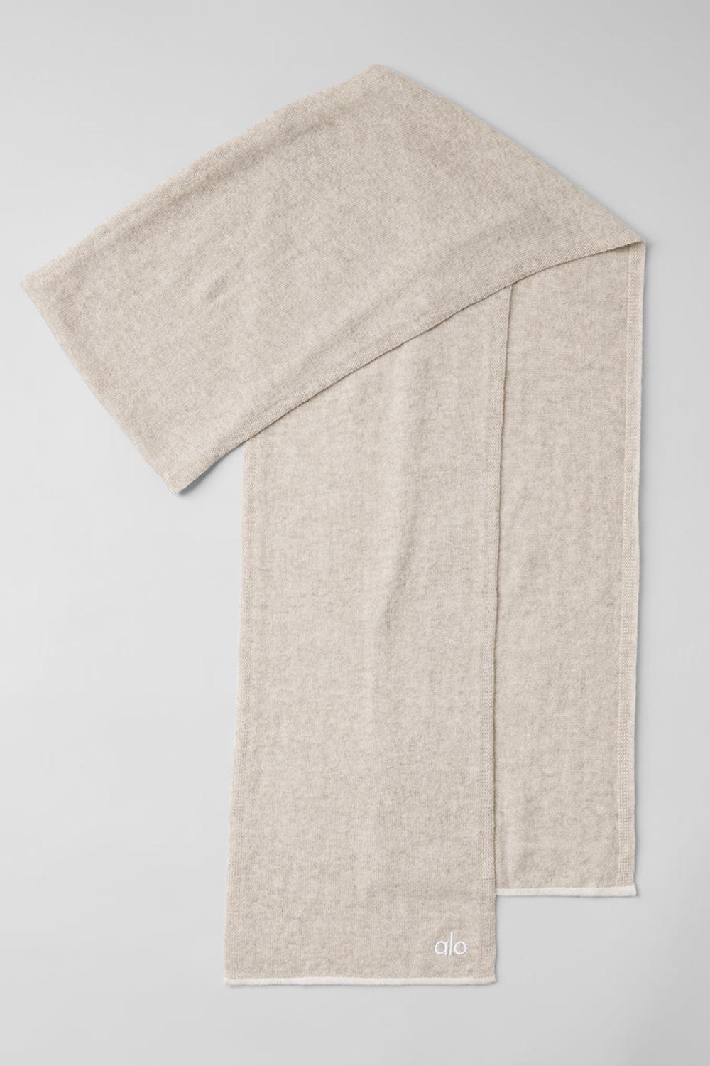 Bufanda Alo Yoga Cashmere Light Frosted Mujer Winter Latte / Ivory | España  SIKT-12674