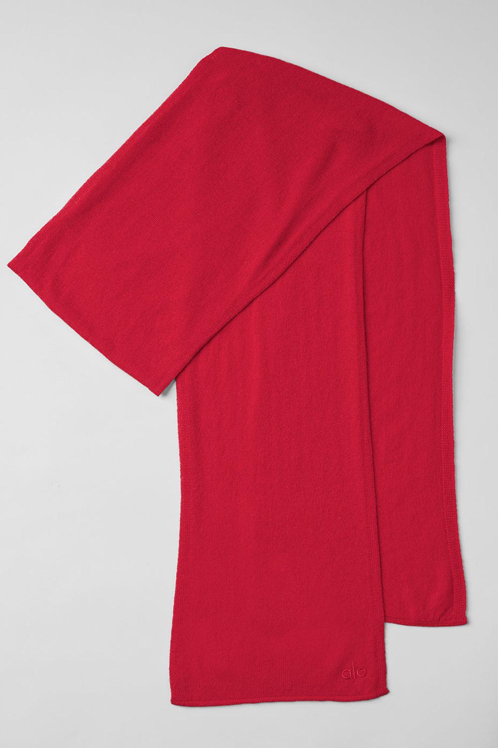 Bufanda Alo Yoga Cashmere Light Frosted Hombre Rojas | España  MUQJ-32906