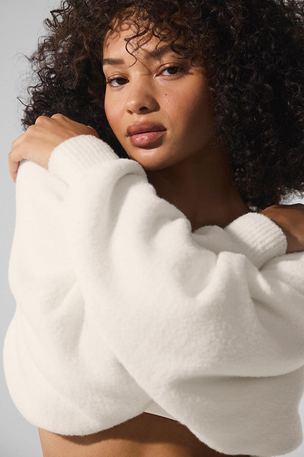 Bufanda Alo Yoga Snuggle Up Sweater Shawl Mujer Ivory | España  QCVB-61902