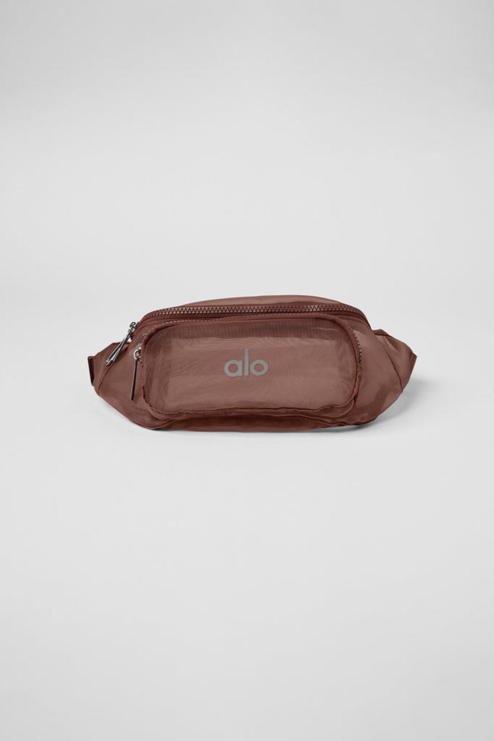 Bum Bags Alo Yoga Sheer Fanny Pack Hombre Chestnut | España  WTZH-95170