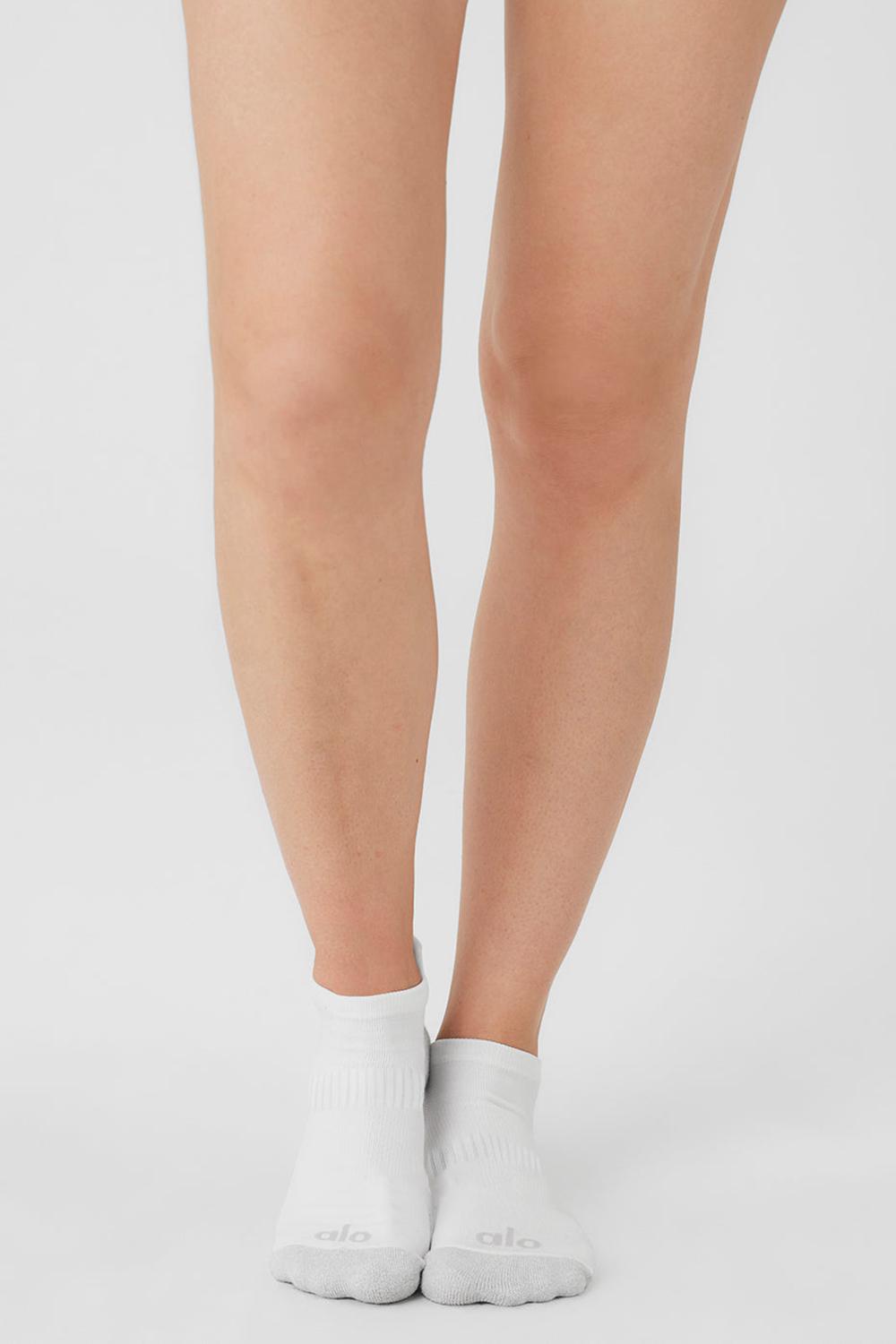 Calcetines Alo Yoga Performance Tab Mujer Blancas Gris | España  KVCN-90536