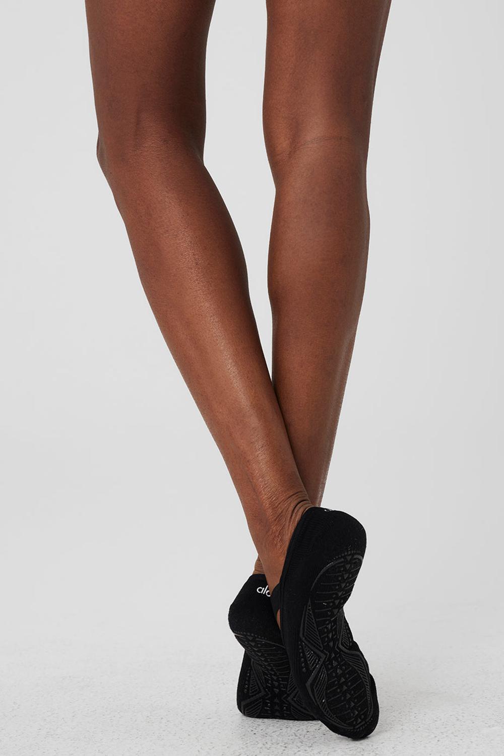 Calcetines Alo Yoga Pivot Barre Barres Mujer Negras | España  WYCG-59284