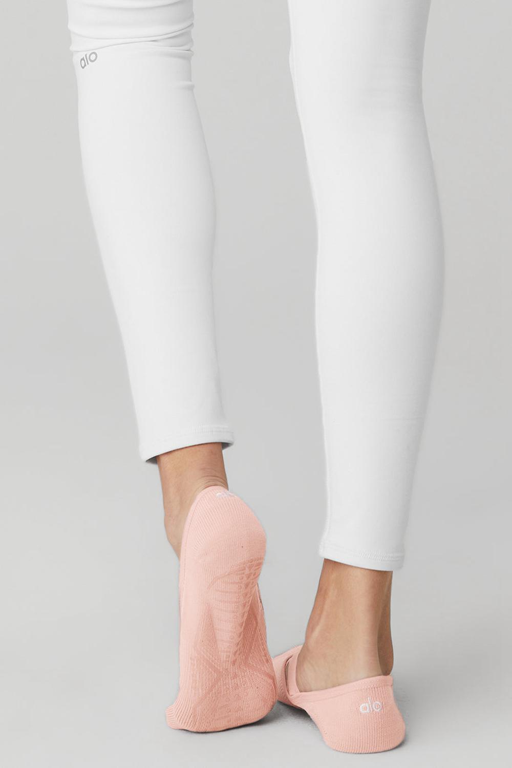 Calcetines Alo Yoga Pivot Barre Barres Mujer Pale Mauve | España  LBDG-52730