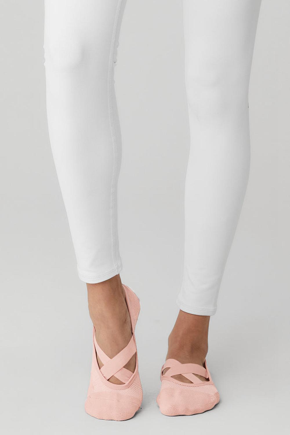Calcetines Alo Yoga Pivot Barre Barres Mujer Pale Mauve | España  LBDG-52730