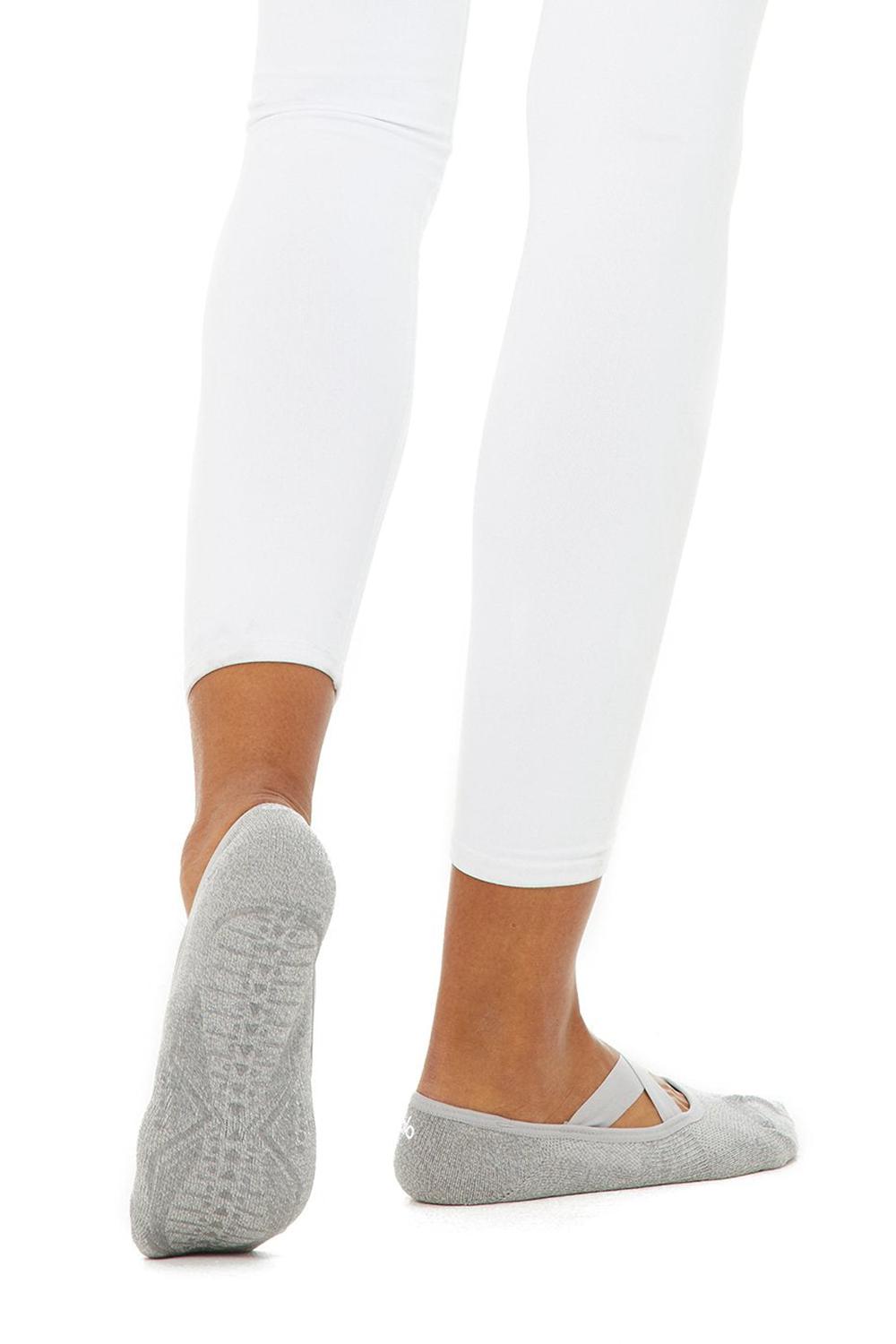 Calcetines Alo Yoga Pivot Barre Barres Mujer Gris | España  LZVY-90183