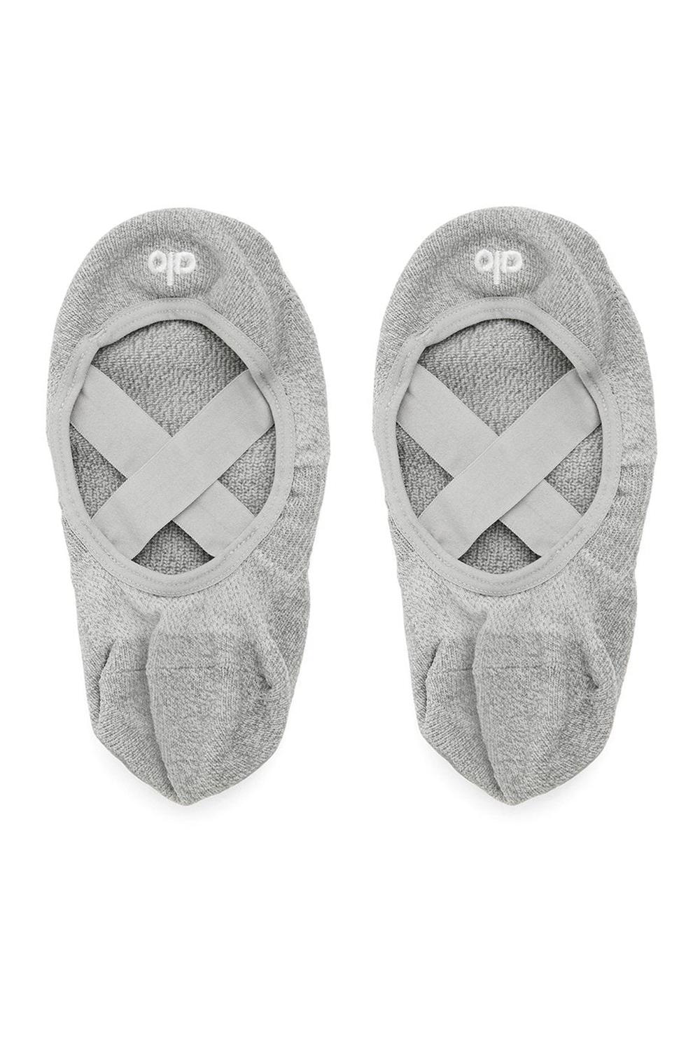Calcetines Alo Yoga Pivot Barre Barres Mujer Gris | España  LZVY-90183