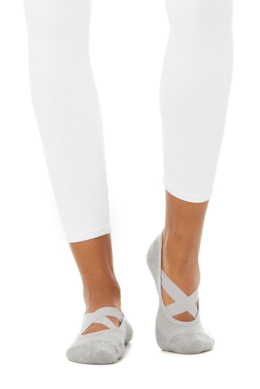 Calcetines Alo Yoga Pivot Barre Barres Mujer Gris | España  LZVY-90183
