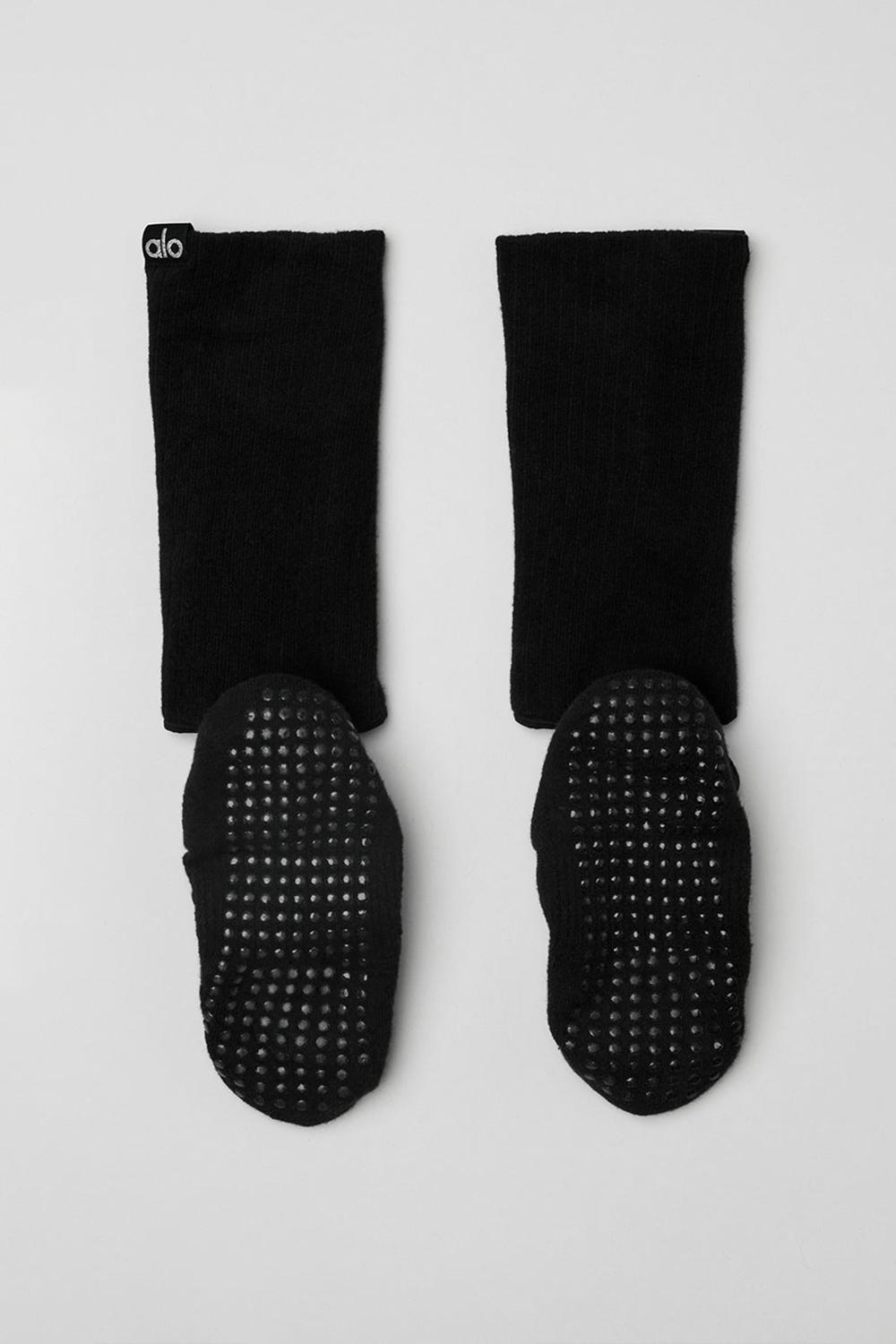 Calcetines Alo Yoga Strappy Siren Grip Mujer Negras | España  MSRK-34150