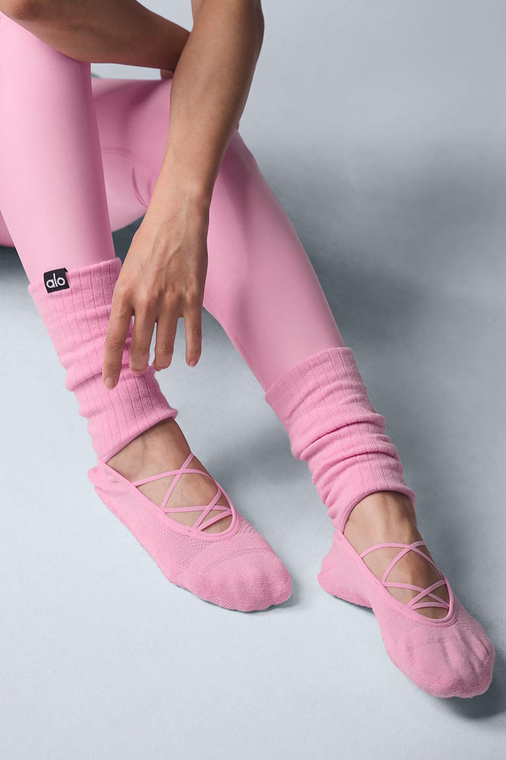 Calcetines Alo Yoga Strappy Siren Grip Mujer Rosas | España  IRYC-53948