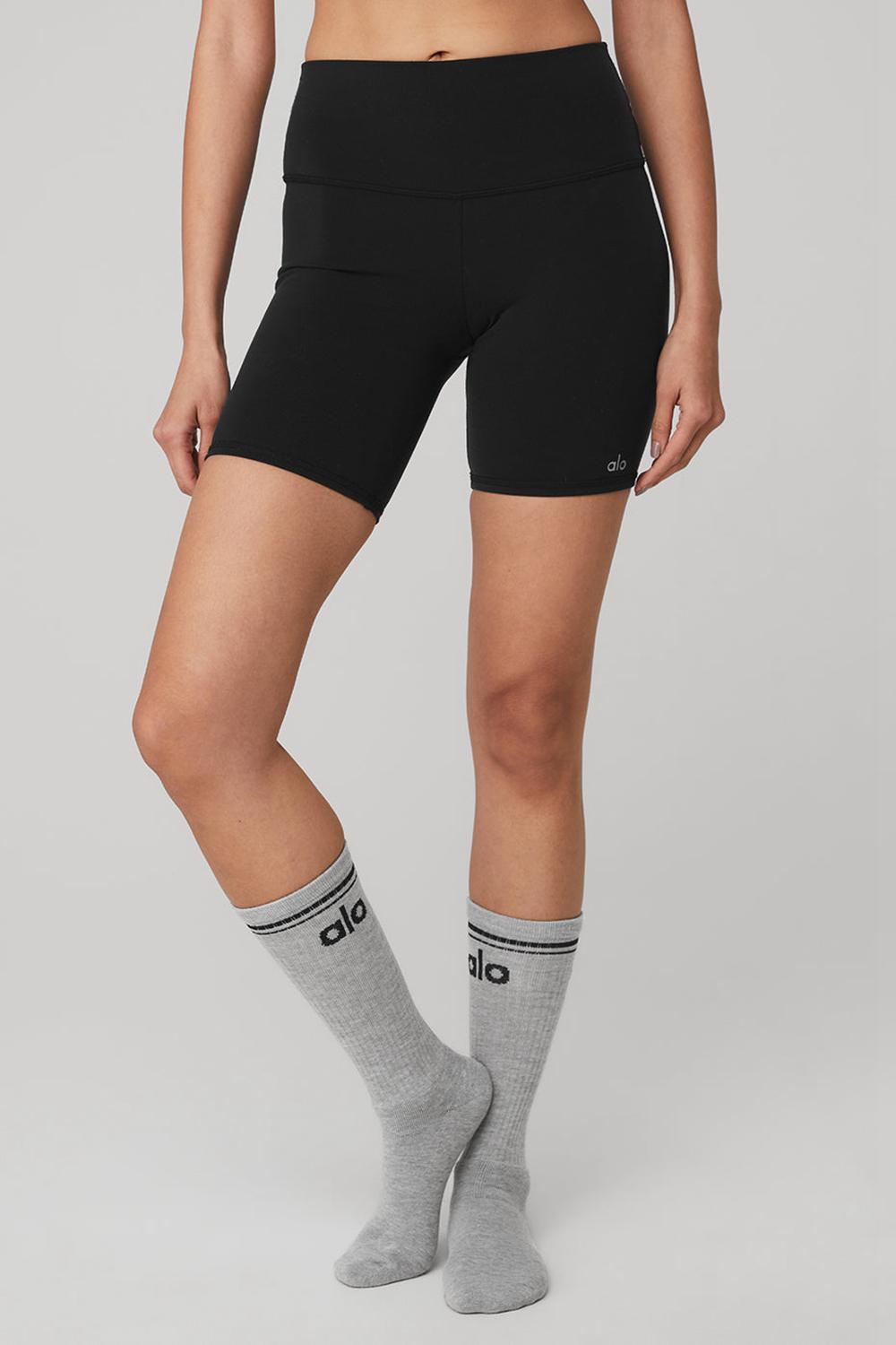 Calcetines Alo Yoga Unisex Throwback Mujer Gris Negras | España  NXLK-75310