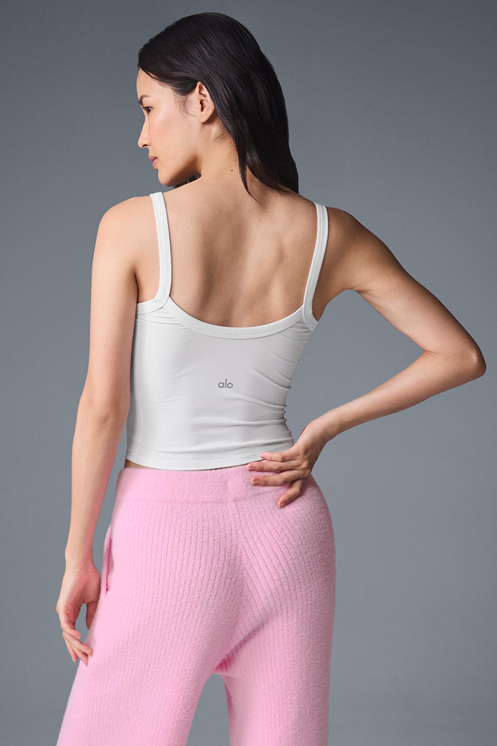 Camiseta Sin Mangas Running Alo Yoga Alosoft Sweet Talker Mujer Blancas | España  FXRM-21734