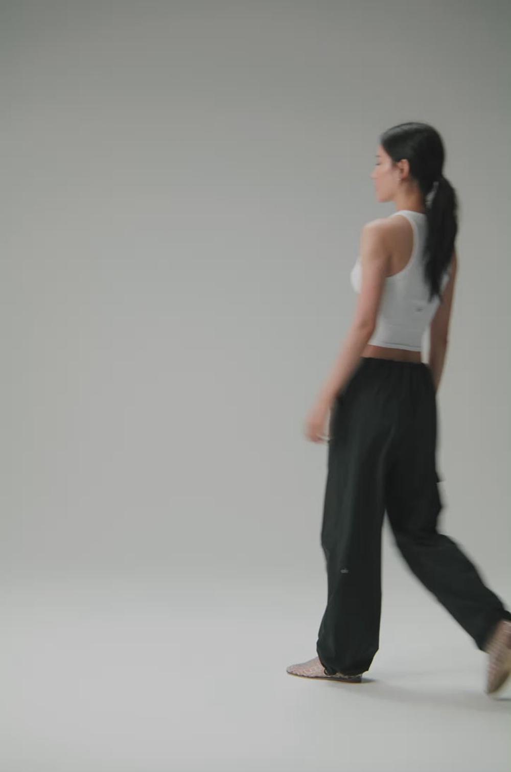 Camiseta Sin Mangas Running Alo Yoga Goddess Ribbed Go-To Mujer Blancas | España  WFEP-62548