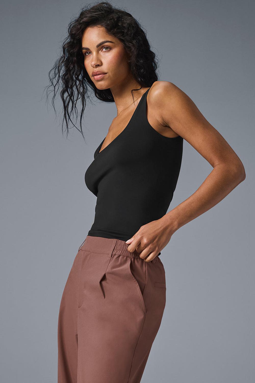 Camiseta Sin Mangas Running Alo Yoga Sheer Glow Mujer Negras | España  ASTH-70632