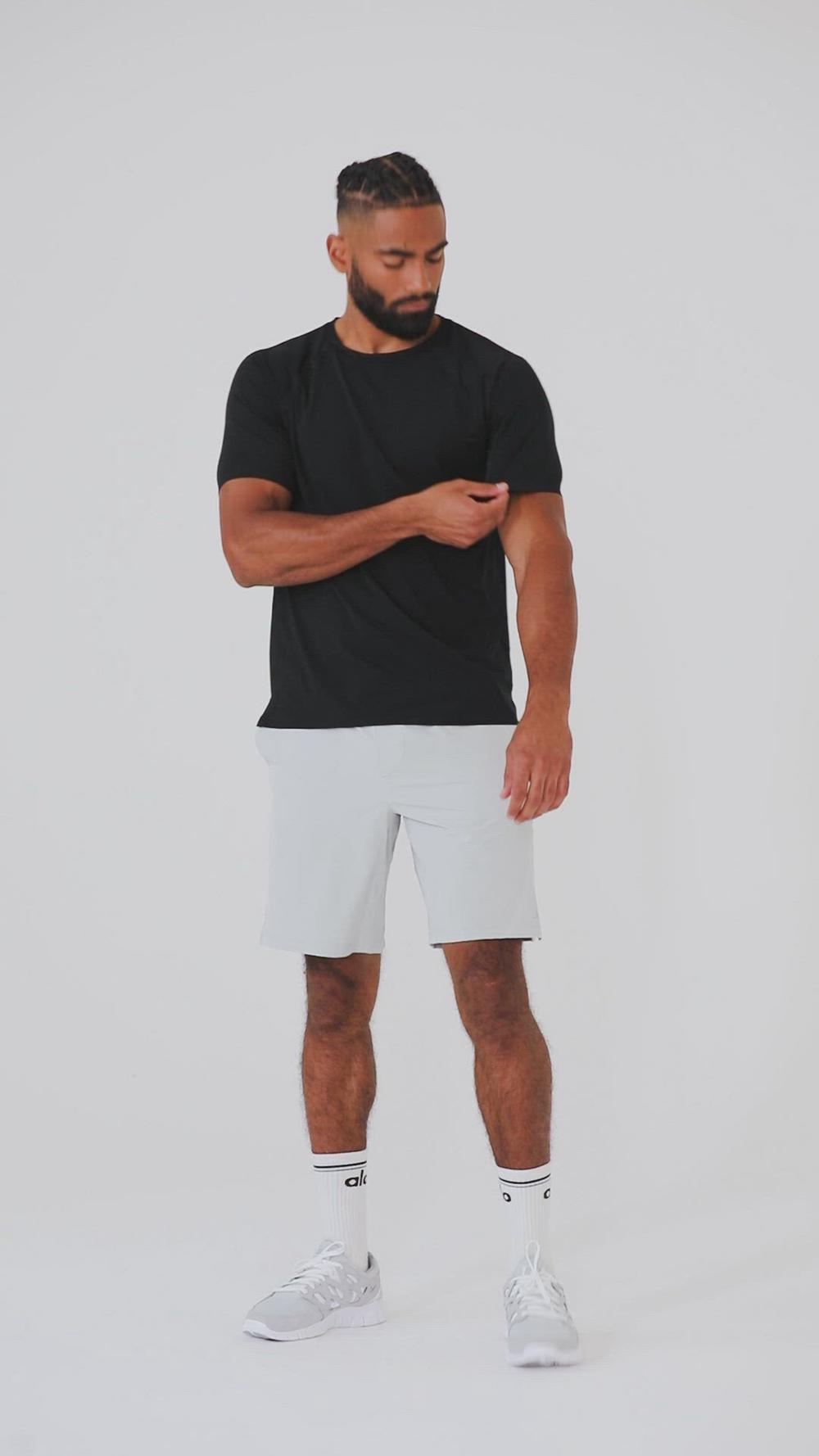 Camisetas Running Alo Yoga Idol Performance Hombre Blancas | España  YAHE-97841