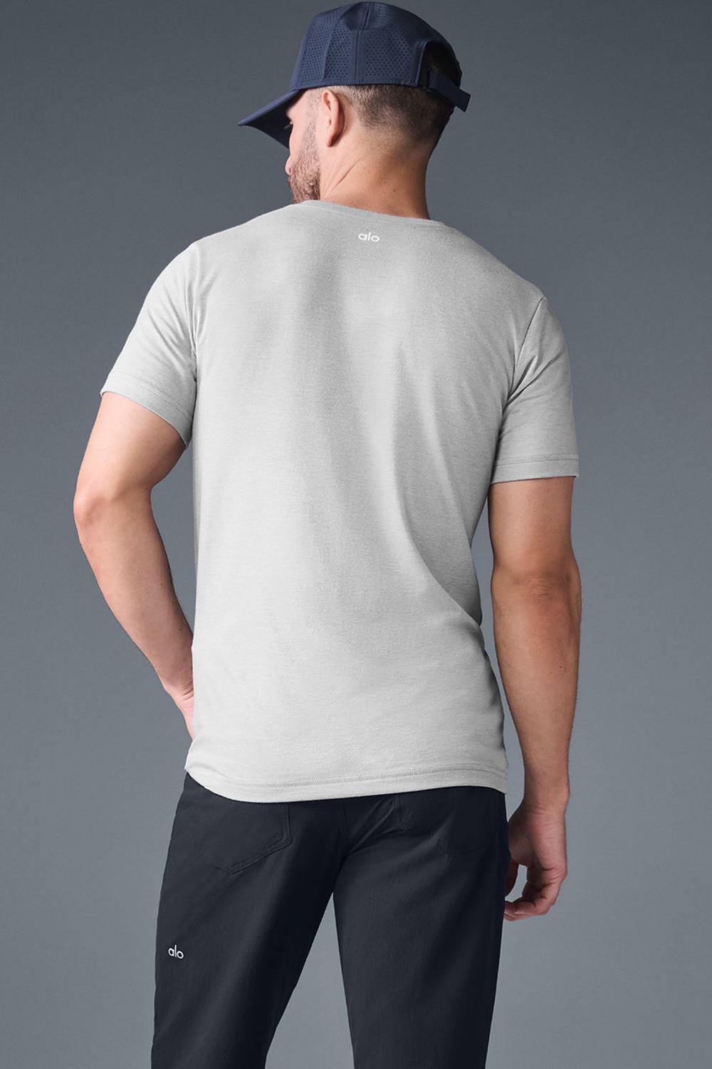 Camisetas Running Alo Yoga Triumph Hombre Gris | España  UIBZ-70369
