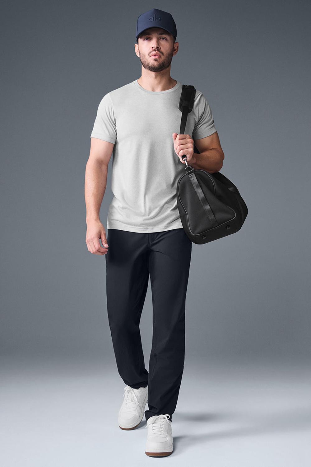 Camisetas Running Alo Yoga Triumph Hombre Gris | España  UIBZ-70369