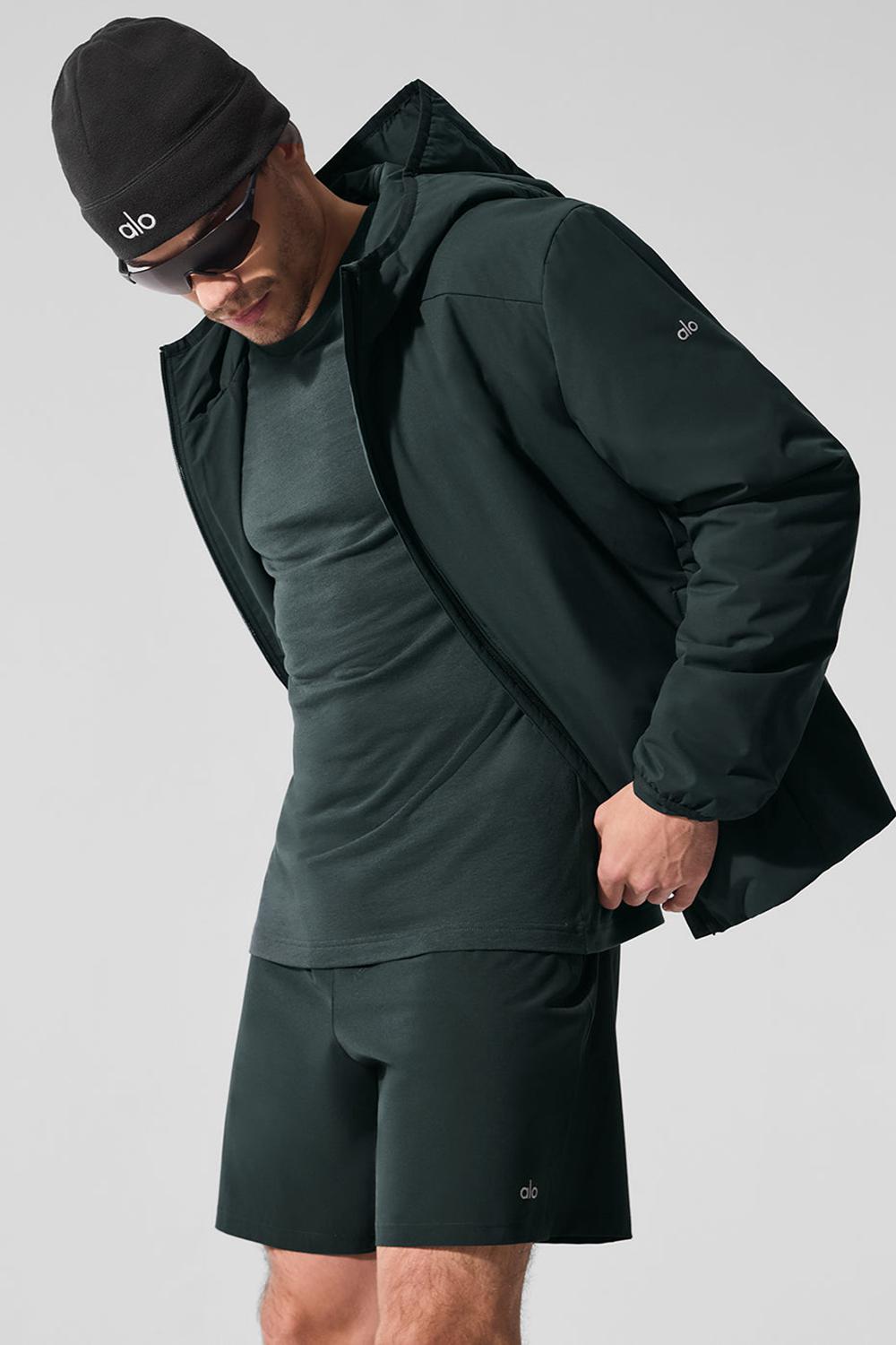 Camisetas Running Alo Yoga Triumph Hombre Verde | España  IWKA-52360