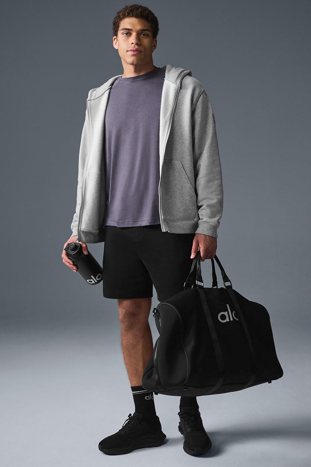 Camisetas Running Alo Yoga Triumph Raglan Hombre Italian Plum | España  QBKS-71056